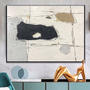 Phòng khách tranh tường chất lượng cao trang trí tường thủ công trừu tượng sơn dầu