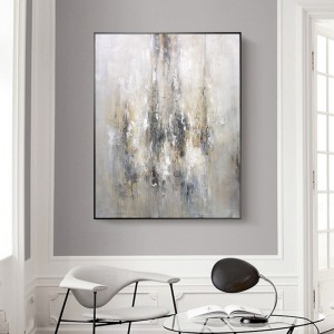 100% sơn dầu trang trí công phu bằng vàng 100% trên vải trừu tượngnghệ thuật sơn dầu trang trí tranh phòng khách