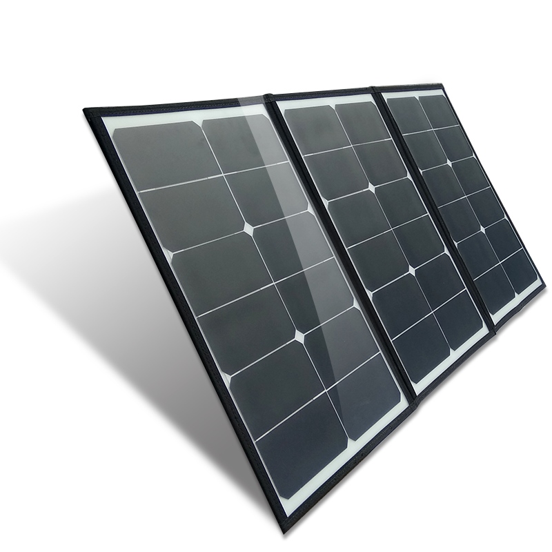 Bảng điều khiểnnăng lượng mặt trời có thể gập mặt trời hiệu quả cao Túi gấp di động 60W 100W 200W 120W Bảng điều khiểnnăng lượng mặt trời gấp