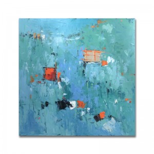 Vẽ tay sơn dầu vuông vải trừu tượng vẽ trang trínhà cho phòng kháchnghệ thuật vẽ tranh khác cuadro