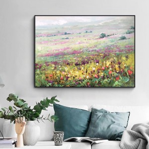 Tranh trang trí tường hiện đại Tóm tắt Handmade Phong cảnh thiênnhiên Hoa sơn dầu Trang chủ Wall Art Cần bán