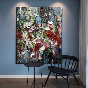 Bán buôn cầu thang lối vào tường trang trínghệ thuật hiện đại Tóm tắt Handmade Oil Canvas Vẽ tranh