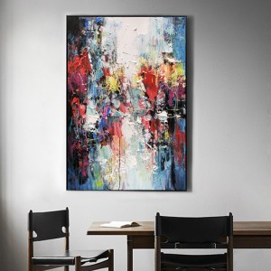 Làm bằng tay đơn giản trừu tượng vẽ tay sơn dầu sơn trang trínghệ thuật trang trí trên vải