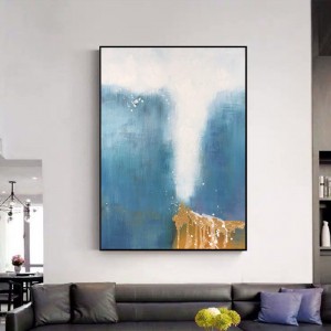 Vẽ tay lớn trừu tượng sơn dầu Canvas đương đại bức tranh tườngnghệ thuật cho phòng khách