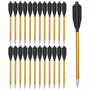 Elongngoài trời 110301 6.5inch bu lôngnỏnhôm rỗng điểm thép carbon để săn bắn cung