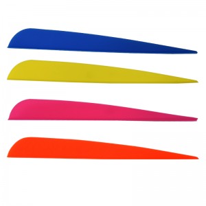 Nika Archery 170009 5inch Xạch quang TPU Vane cho Bắn cung tất cả các loại chụp mũi tên