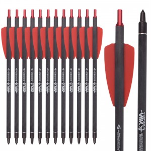 Nika Bắn cung 113167-02A 7.5Inch ID6.2mm bu lông crossbow sợi carbonnhôm Nock Cobra System Adder/R9/RX Thiết bị bắn súng bắn cung