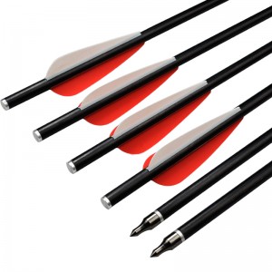 Elongngoài trời 117011 16inch OD8mm 8031 ​​Bu lông sợi thủy tinh săn bắn Săn bắn bằng Bolt Crossbow