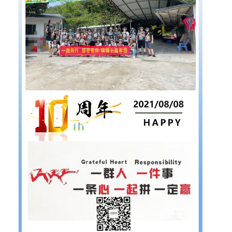 Ruibo mườinăm, tất cả các cách, biết ơn để có bạn