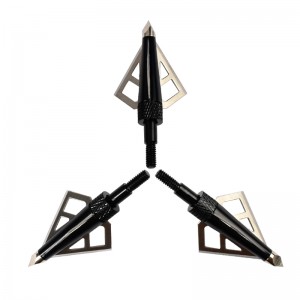 Nika Bắn cung 15B028 3 Blade 100 Broadheads cho Bắn cung Crossbow Bolt Mũi tên trục vít Mẹo săn bắn
