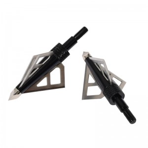 Nika Bắn cung 15B028 3 Blade 100 Broadheads cho Bắn cung Crossbow Bolt Mũi tên trục vít Mẹo săn bắn