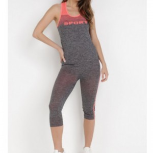 Bộ đồ thể thao màu đen và màu cam