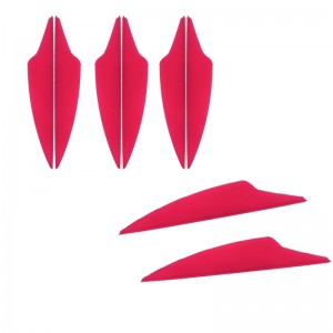 Nika Bắn cung 170019 Vane TPU Dolphin 2,5 inch cho Bắn cung tất cả các loại chụp mũi tên