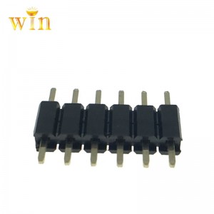 2,54mm 6p tiêu đề pin đơn thiếc liên hệ đồng thau