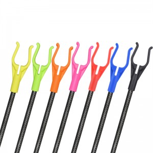 Nika Bắn cung 46ST06 3K CARBON Recurve Bow Stand chongười giữnơ Achery Recurve