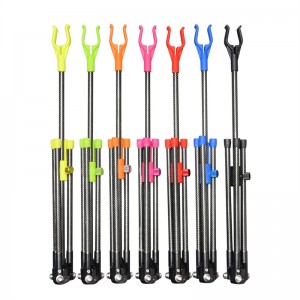 Nika Bắn cung 46ST06 3K CARBON Recurve Bow Stand chongười giữnơ Achery Recurve