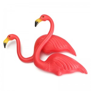 Pink Flamingonhựa Yard Garden Lawn Art Đồ trang trí Retro Toy Decor