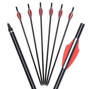 Elongngoài trời 110300-01 20inch Airgun Trụcnhôm Crossbow Bolt Bắn cung Mũi tên Thiết bị bắn súng