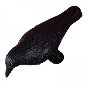 Guguluza đứng Full Body Blocking Crow Decoy Săn lùng Nhựa Đen Crow Decoy Hallows \\\\\\\\\\\\\\\\\\\\\\\\\\\\ Trang trí trongngày W/feet Stake, trang trí sân vườn