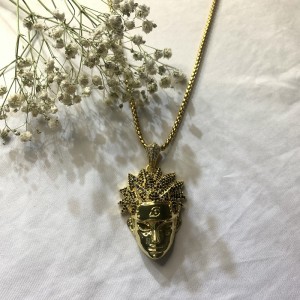Xu hướng thiết kế Chất lượng cao Zircon Brass Chuỗi vòng cổ Mặt dây chuyền Thời trang Vòng cổ Nhân vật Hoạt hình Mặt dây chuyền