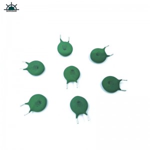 Nhà sản xuất ban đầu Curve Head Shape Green Silicon 5 Ohm 5D13 Đường kính 13mm Điện trở Điện trở NTC Nhiệt điện trở