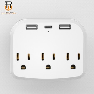 New American Standard Extension New American Standard Outlet Cắm chuyển đổi tiêu chuẩn Mỹ Một đến ba Cắm tường tiêu chuẩn Mỹ Ổ cắm mở rộng tiêu chuẩn Mỹ