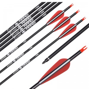Elongngoài trời 115500-08 30 inch cuộn sợi thủy tinh mũi tên bắn cung recurve cung mục mục tiêu thực hành
