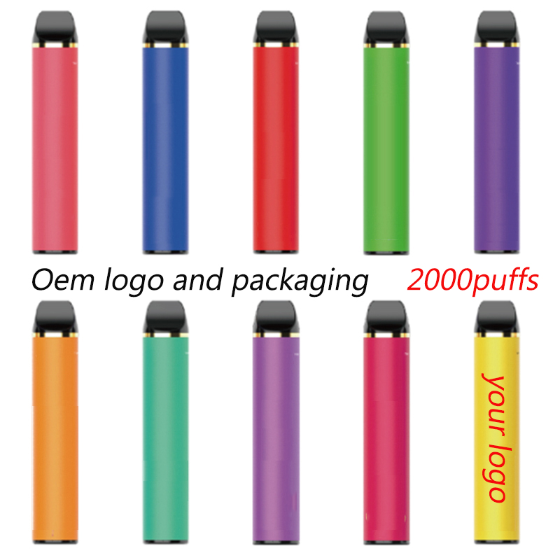 OEM Bút Vape dùng một lần Logo tùy chỉnh Tùy chỉnh dùng một lần thuốc lá