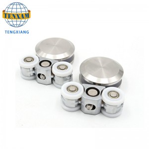 cửa trượt lăn bánh xe hệ thống cửa kính treo bánh xe phù hợp phần cứng trượt bánh xe