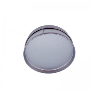 Cácnhà sản xuất thiếc lon tùy chỉnh, hộp đĩa U/Giáng sinh hộp thiếc/bao bì hộp sắt (đường kính: 75mm)