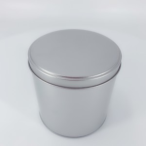 Nhà máy Bán buôn tròn Tin Can Tin Hộp Cd Case Sugar Jar Hộp quà tặng Hỗ trợ Tùy chỉnh (120mm * 120mm)