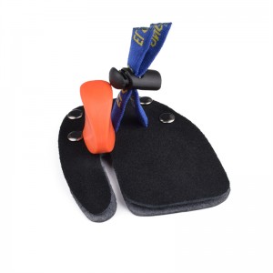 Elongngoài trời 42ft05 LH M Kích thước Bắn cung Tab Finger Protector Finger Saver Leather Cable Tab For Recurve Bow
