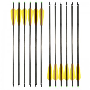 Elongngoài trời 117805 Bu lông carbon 18 inch OD 8,8mm Bắn cung săn bắn thể thao sử dụng bu lông