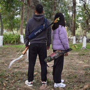 Elongngoài trời 430022 Mũi tên bắn cung Người giữ vai River Vai treo Target Chụp run cho mũi tên