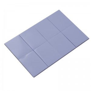 Cung cấp tấm silicon dẫnnhiệt màu xanh, tấm silicon IC hấp thụ sốc, tảnnhiệt điện và điện