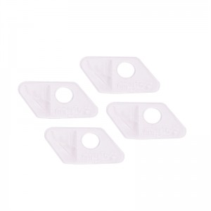 Elongngoài trời 25ar05 RH Mũi tênnhựa trắng trong suốt Nghỉngơi chonơ recurve