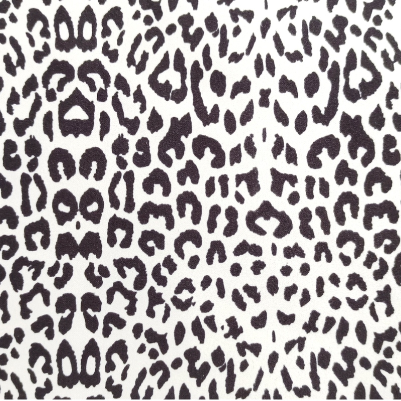 Tái chế Polyester Leopard In