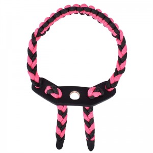 Elongngoài trời 470014 Cổ tay Sling Da Metal Gromet Pink For Bắn cung Hợp chất bắn cung