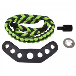 Elongngoài trời 470015 cổ tay sling da kim loại gromet xanh bắn cung hợp chất bắn súng săn bắn