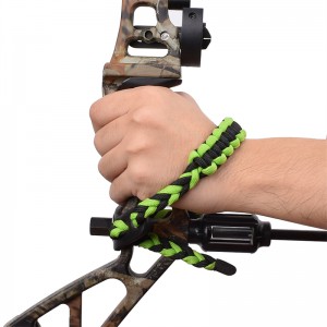 Elongngoài trời 470015 cổ tay sling da kim loại gromet xanh bắn cung hợp chất bắn súng săn bắn