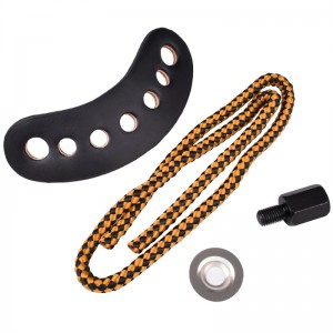 Elongngoài trời 470018 cổ tay sling màu cam da kim loại gromet bắn cung hợp chất cung cấp thiết bị bắn súng