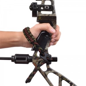 Elongngoài trời 470020 cổ tay sling màu xanh đậm màu da kim loại gromet cho bắn cung hợp chất bắn cung