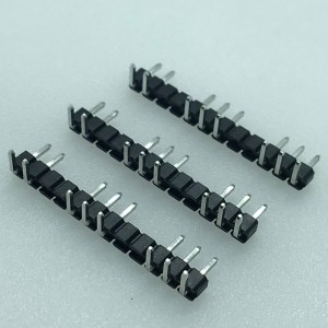 Đầunối pin góc 2,54mm 12P 90 ° đầunối pin trống 4P