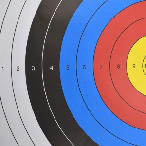 Elongngoài trời 41TF01 60 * 60cm giấy mặt mục tiêu cho bắn cung thực hành bắn mục tiêu