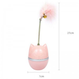The New Pet Cat Toy Tumbler Trêu chọc Cat Ball Bite Chống trêu chọc Cat Stick Feather Tự chữa bệnh Chốngnhàm chán Nhà sản xuất tạo tác