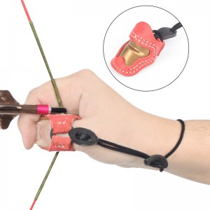 Elongngoài trời 420028 m Kích thước bắn cungngón tay cái Thumb Armor Handmade Finger Bảo vệngón tay cái để chụpngoài trời Phụ kiệnngón tay Tab