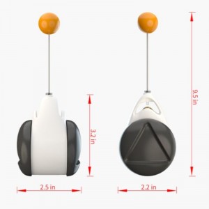 2021 Mèo mới Đồ chơi Chaser Cân bằng Cat Chasing Toy Tương tác Kitten Swing Toy