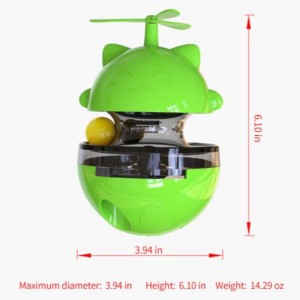 Mẫu miễn phí Amazon Cat Đồ chơi thú cưng Đồ dùng bàn xoay Đồ chơi Rò rỉ Thực phẩm Bóngngộnghĩnh Cat Stick Tự thưởng thức Đồ chơi mèo