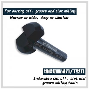Dụng cụ phay Emet Endmills Ball Mũi/end Công cụ phay cắt, công cụ phay slot và rãnh với sự thíchnghi có ren mang theo chèn chỉ mục