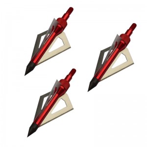 Nika Bắn cung 15B005 100/125 Broadhead thép không gỉ để săn bắn cung 3 lưỡi Broadhead